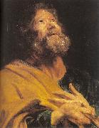 Dyck, Anthony van The Penitent Apostle Peter oil on canvas